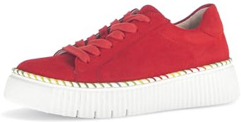Gabor Damen Low-Top Sneaker, Frauen Halbschuhe,Best Fitting,Sportschuhe,Freizeitschuhe,Turnschuhe,Laufschuhe,fire (Multi),41 EU / 7.5 UK