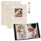 Lanpn Baby Fotoalbum 10x15 100 Fotos 2 Pack, Leinen Babyalbum Einstecken Foto album, Mini Photo Album Einsteckalbum, Neugeborenen Kinder Kinderalbum Fotobuch, für 1. Geburtstag Mädchen Junge, Beige