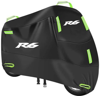 MARCAI Motorcycle Cover Motorbike Cover For YA&MAHA YZFR6 YZF R6 Motorcycle Cover Outdoor Rain Protector Covers(XXXXL for 250cm)