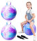 U&C Planet 2er-Pack Hüpfball Hopperbälle mit Griff Hopper Spielzeug für Kinder von 3-6 Jahren Garten Spiel Indoor & Outdoor Spiel Geschenke für Kinder (Violett&Violett)