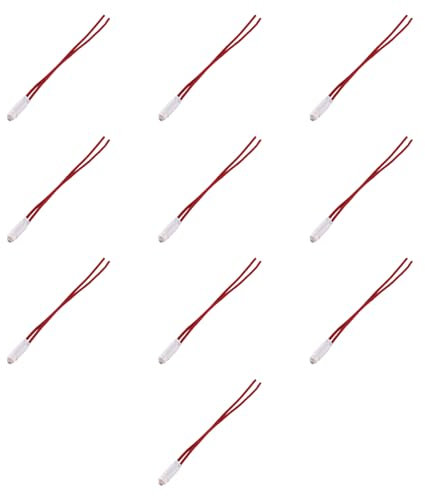 10x Luce di cortesia rossa, spia colorata, Compatibile Con Vimar Arke', Moduli bianchi, frutti, interruttori, pulsanti, deviatori, dimmer, sensori, Per Placche originali e compatibili