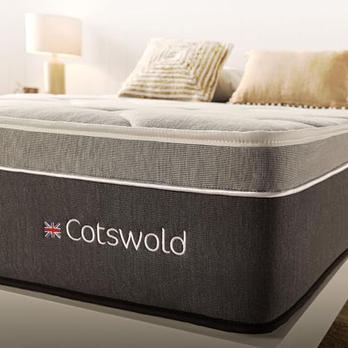 Double Orthopedic Support Mattress, 4FT6, 12.6 Inch Memory Foam, Cotswold