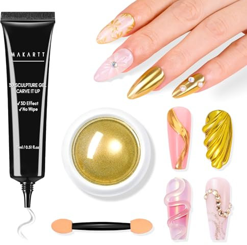 Makartt Top Coat Nagellack – 2PSC No Wipe Gel Top Coat