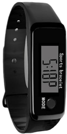 Step Counter Watch - Waterproof Fitness Tracker Watch | Portable Walking Pedometer Step Counter with LED Display, Calorie Distance Pedometer, Portable Smart Activity Tracker for Women Men
