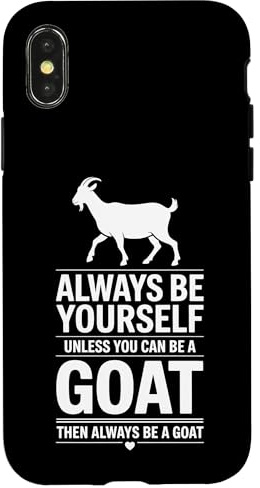 Goat Funny Goat Case for iPhone X/XS