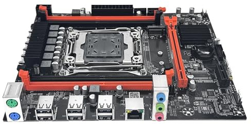 Placa Base Fit For MOUGOL X99 con Intel Xeon E5 2680 V4 y DDR4 8Gx2 2133MHz, Doble Canal ECC RAM M.2 NVME for PC de Escritorio