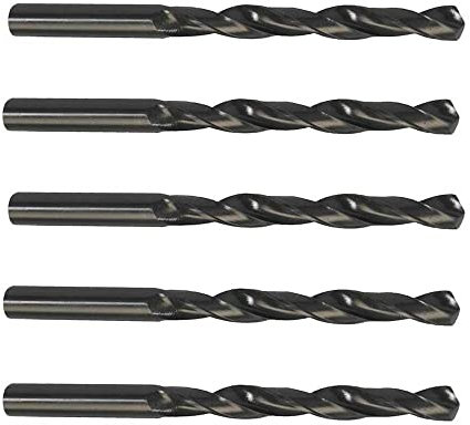 Dapetz ® HSS-R Metric Jobber Drill Bit 5pcs 9.5mm Twist Drill Bit for Drilling Stainless Steel and Metal Twist Drills With 118° Point for Stainless Steel Aluminum Alloy Metal