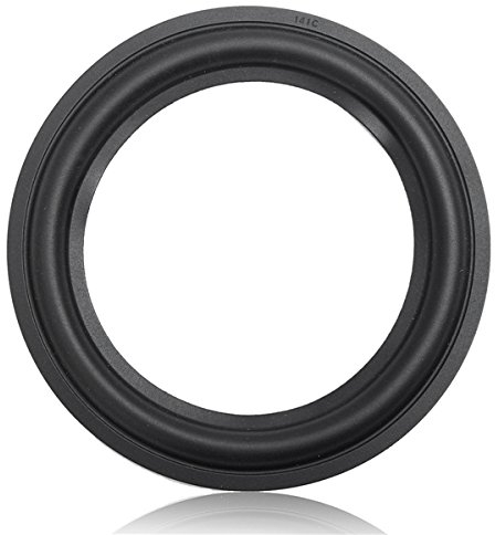 GOZAR Schwarz 6,1 Zoll Lautsprecher Surround Dekorativen Kreis Reparatur Schaum Für Bass Woofer Horn