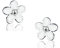 SLUYNZ 925 Sterling Silber kleine Gänseblümchen Ohrstecker für Damen zierliche Blumen Ohrstecker Ohrringe (A-Silber)