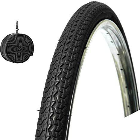 1 chambre à air Noir + 1 pneu pour vélo 26 x 1 1/2 (35 – 584)