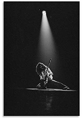 AOHOG Eddie Van Halen Print Poster dekorative Malerei Leinwand Wandkunst Wohnzimmer Poster Schlafzimmer Malerei 16x24inch(40x60cm)