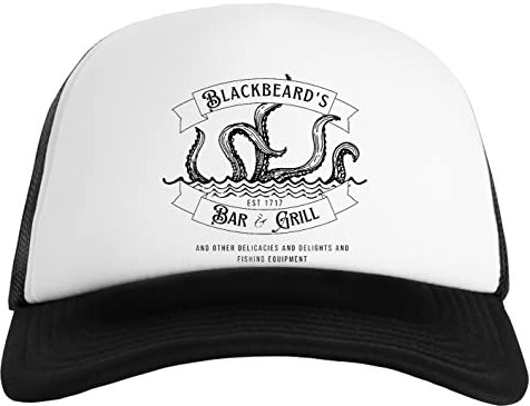 Blackbeards Bar and Grill Octopus Herren Damen Baseball Classic Kappe Unisex Erstellbarer Snapback Mens Womens Cap