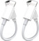【2 Pack】 Adaptador de auriculares para iPhone Adaptador a Jack de 3,5 mm【Certificación MFI】 A Audio Convertidor de auriculares Compatible para iPhone 13/12/11/XS/X/8 Plus/7 Plus para sistemas iOS