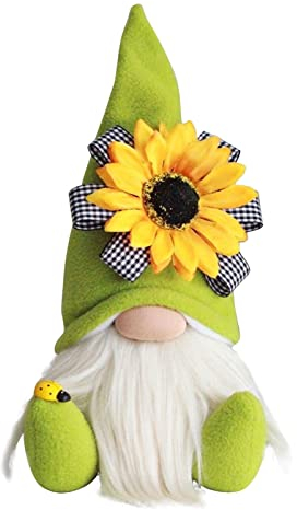 Frühling Sonnenblume Biene Wichtel Figuren, Biene Wichtel Frühling Bienenelfen Deko Festliche Geschenke Ostern Bee Puppe Tischdekoration Basteln Wichtel Deko Familie Festliche Geschenk Für Kinder