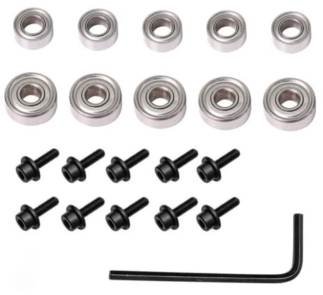 SPORTARC Lot de 10 guides de roulement à billes de rechange pour fraise à défoncer