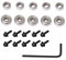 SPORTARC Lot de 10 guides de roulement à billes de rechange pour fraise à défoncer
