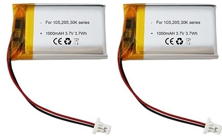 RAEWSTCO Lithium-Akku 3,7 V 1000 mAh für Sena 10S Sena 10S-01 Sena 20s Serie Sena 20s-01 Sena 20s evo Sena 30K Serie Sena 30K-01D EVO30 50S Sena 50S Moto Bluetooth Headset