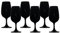 Vinata Forli INAO Degustationsgläser - schwarz - 6 Stück