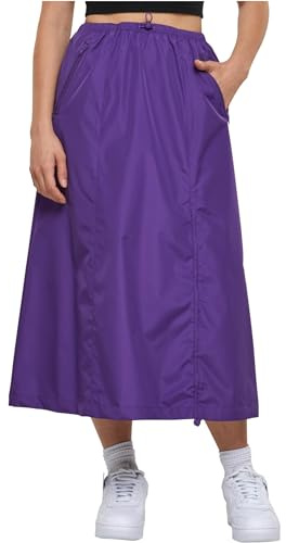 Urban Classics Damen Ladies Ripstop Parachute Midi Skirt
