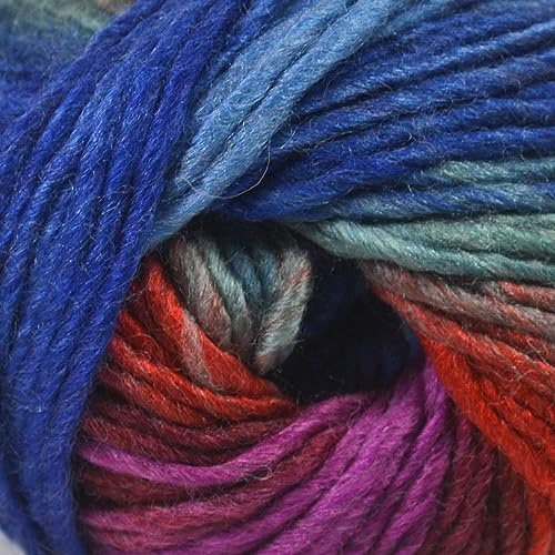 King Cole Cuddles Chunky Knitting Yarn 50g Ball - Super Soft 100% Polyester Wool for Baby Blankets, Clothes and Toys (3881 Carousel)