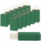 30 sacchetti regalo di carta verde scuro per feste per bambini, caramelle e caramelle con manici, fondo piatto, in carta kraft, sacchetti per bomboniere, per Natale, Halloween, matrimoni
