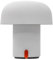 Kooduu - Sensa Kleine Tragbare Tischlampe - Dimmbar, Kabellos, mit Akku und über USB aufladbar, im Vintage Look für das Wohnzimmer, Weiß