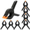 8Pcs Nylon Spring Clamps 6 Inch, Heavy Duty Plastic Spring Clips Clamps for Woodwork, DIY Projects, Photo Studio, Background Muslin Etc