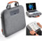 Nauttxon Hard Laptop Case 14 Inch, 2 in 1 Laptop Sleeve Lap Desk with Stopper and Book Clip, Shockproof Waterproof Computer Bag with Handle Compatible with MacBook HP Dell Lenovo ASUS and More - Gray