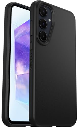 OtterBox Sleek Hülle für Samsung Galaxy A55 5G, Schwarz | Stoßfest, sturzsicher, ultraschlank, Schützende Hülle, Getestet nach Militärstandard, Keine Einzelhandelsverpackung