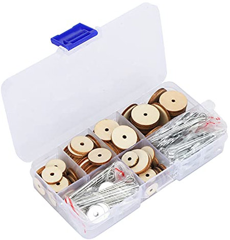 50 Set Puppengelenke, Puppenzubehör, Puppenholzskelettgelenke, Bewegliche Bolzen, Puppenherstellungszubehör für Bärenherstellung, DIY-Handwerk