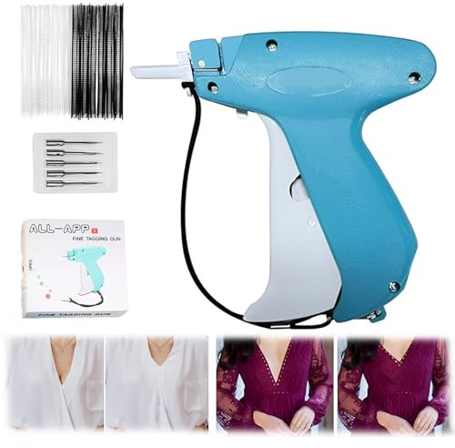 Donubiiu Serenosole Easystitch Fixateur de vêtements rapide (1000 fermoirs + 5 aiguilles)