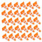 BCOATH 120 Pcs Accessoires De Simulation De Barrage Routier Panneau De Signalisation Jouet Miniature Orange Cônes De Signalisation Jouet Panneaux Routiers Cônes De Signalisation