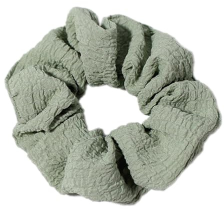 3 Stück Haargummi für Damen,Weich Haarringe,Große Elastisch Scrunchies,Niedliche Haarbänder Haarschmuck,Zopfgummis Pferdeschwanzhalter Haarband für Frauen,Armeegrün
