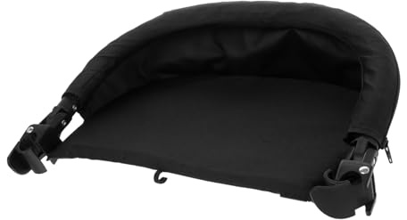 TOYANDONA Adjustable Black Cloth Stroller Footrest Extension for Baby and Umbrella Stroller with Extended Footrest Design, Universal Pram Pedal Support for Comfortable Outdoor Use