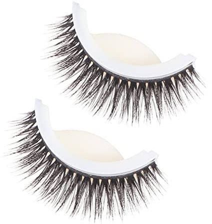 NOLITOY 3d Falsche Wimpern Wiederverwendbar Selbstklebend Natürliche Wimpernverlängerung Leicht Mit Ersatzklebestreifen Für Partys Alltag