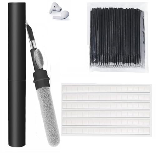 Earbud Cleaning Kit, Airpod Cleaning Kit,Ear Cleaning Kit, Airpods Cleaning Kit, Phone Cleaning Kit, for Bluetooth Earphones Case Cleaning Tools, Multi-Function Cleaner Kit, Keyboard, Earbuds, Camera