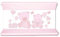 EPSELIA Materassino Fasciatoio in PVC, tasca di fissaggio Atossico a Norma Europea EN71, Test Anti-ribaltamento a Norma Europea EN 12221-1/2, cm 80x50 H10 Facile Manutenzione, Impermeabile, Rosa