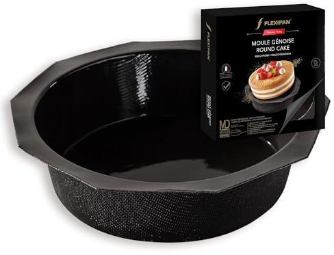 Flexipan Grand Moule a Genoise Rond – Gateau, Entremet - Plat Four Cuisine, Patisserie à Rouleau Suisse - Cuisson Optimale, Précision, Antiadhésif, Ultra-Résistant - Fabrication Française