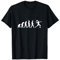 Tennis Evolution Tennisschläger Aufschlag Tennisspieler T-Shirt