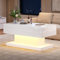 High Gloss Lift-Up Top Coffee Table with Storage & Extendable Desktop,Retractable Desk,100 x 50 x 45 cm - Modern Storage Coffee Table for Living Room, Office, or Dining Room