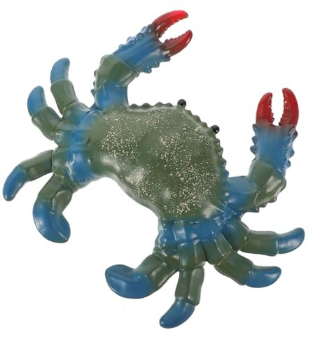 Warmhm Simulation Krabbenmodell Lernspielzeug für Tiermodell Perfektes Strandspielzeug Dekoratives Accessoire für Aquarien und Fördert Kreatives und Vorstellungskraft