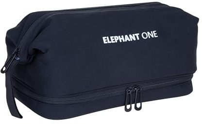 Elephant One Kulturtasche Washbag Travel Reise Bodenfach 13113 Schwarz | Kosmetiktasche Travel Reise Tasche Beautycase Kulturbeutel 5 L Bodenfach Innentaschen Badetasche