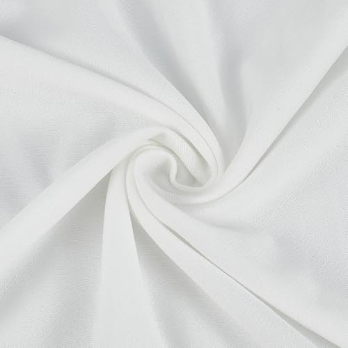 OLYCRAFT Speaker Grill Cloth 160x50cm White Speaker Cloth Speakers Cover Fabrics Stereo Mesh Fabric Polyester Stereo Fabric Replacement for Speakers Home DIY Projects Stage Audio Repair