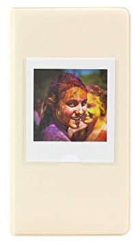 JXE 64 Pockets Photo Album Book for Fujifilm Instax Square SQ20 SQ10 Instant Camera Films - Ivory