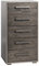 Hasena Beton Highboard Kommode Tola Front Akazie Vintage Grey Korpus betonfarbig