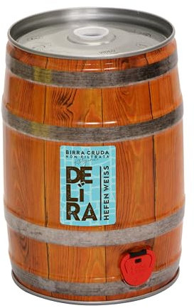 Birra Artigianale Cruda Italiana DELìRA Weiss - Fusto 5 Litri - Prodotta da I.C.B. Italian Craft Brewery (1)