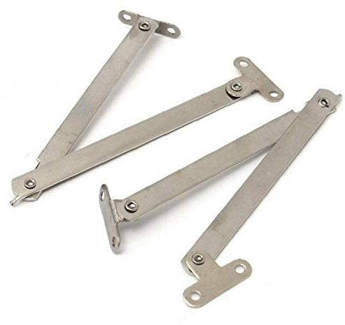 AMOYER 2 Stück Federn Deckel Unterstützung Deckel Soft-Close-Buffer Toy Box Scharnier Truhendeckel Unterstützung Soft-Close