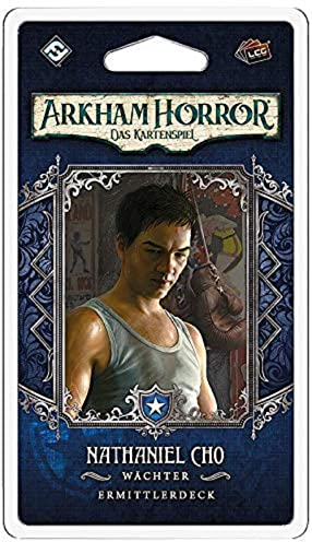 Fantasy Flight Games, Arkham Horror: LCG – Nathaniel Cho, Erweiterung, Expertenspiel, Kartenspiel, 1-4 Spieler, Ab 14+ Jahren, 45+ Minuten, Deutsch, Mehrfarbig, Bunt