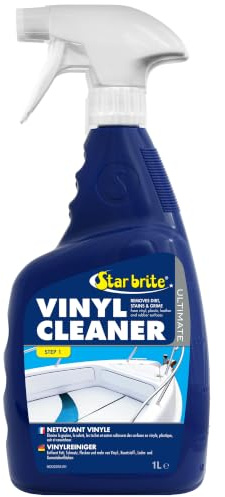 STAR BRITE Ultimate Vinyl Clean Spray - Multi-Surface Cleaner for Auto, RV, Home & Boat Upholstery - Vinyl, Rubber, Leather, Plastic + Interior & Exterior Trim 1L