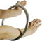 N / C Das Neueste Trainingsgerät Für Handkrafttraining, Wing Chun Kung Fu Edelstahl-Trainingsring, 21,5 cm Innendurchmesser, Silber